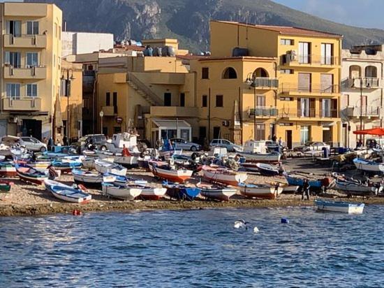 Aspra Al Delfino Blu Apartment Багерия Екстериор снимка